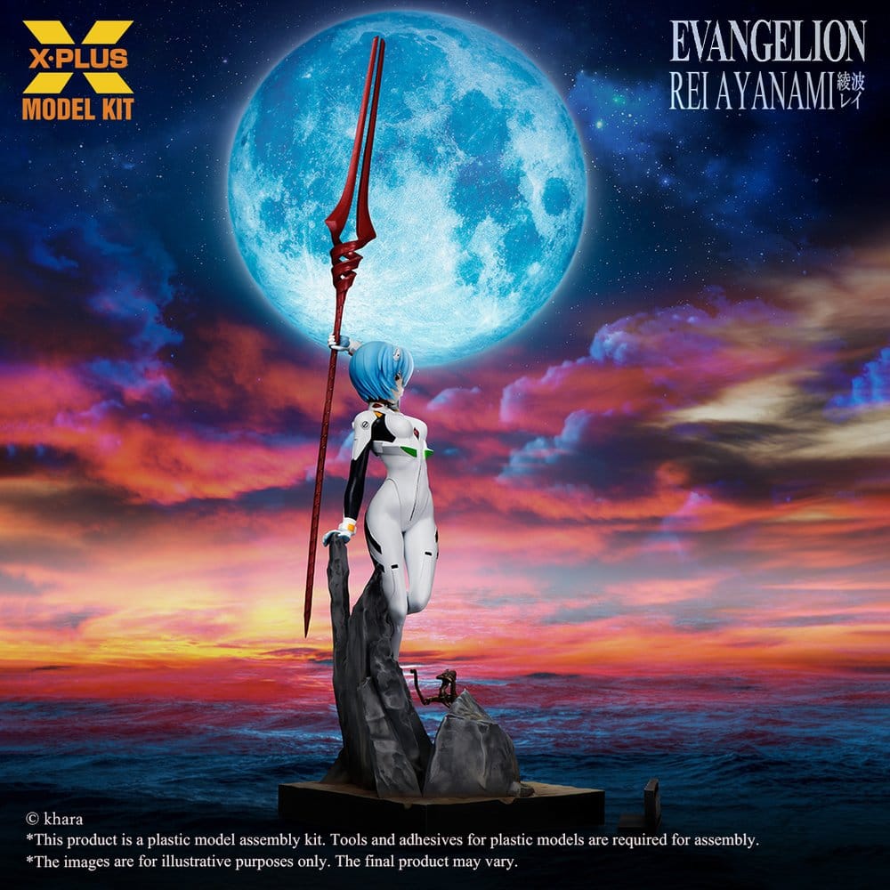 Evangelion Plastic Model Kit 1/8 Rei Ayanami 20 cm (Reproduction) Image 9