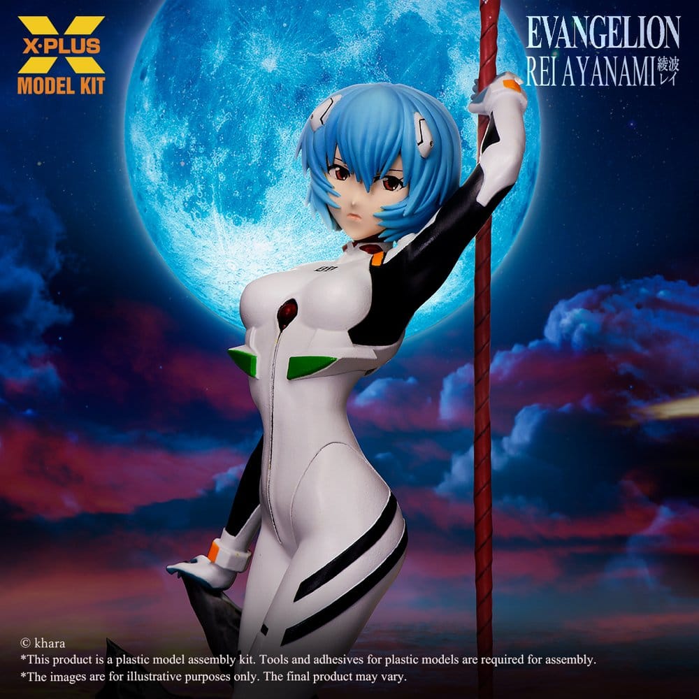 Evangelion Plastic Model Kit 1/8 Rei Ayanami 20 cm (Reproduction) Image 11