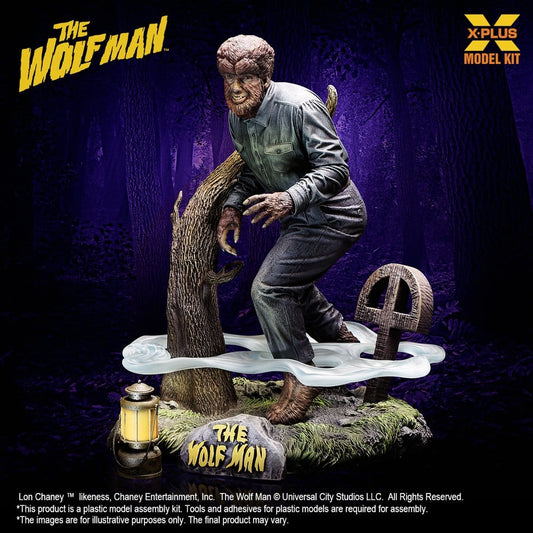 The Wolf Man Plastic Model Kit 1/8 Lon Chaney Jr. as Wolf Man 22 cm (Reproduction) Image 2