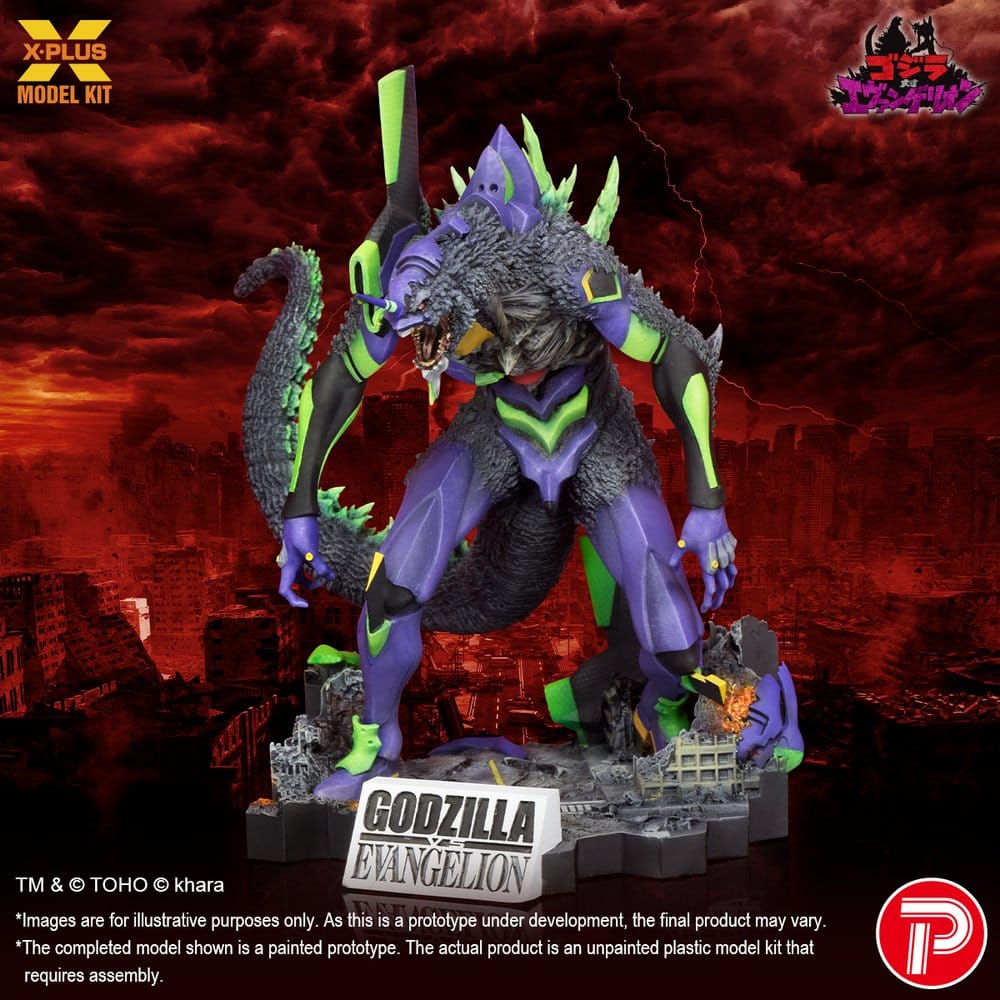Godzilla vs. Evangelion Plastic Model Kit Evangelion Test Type-01 “G” Awakened Form 20 cm Image 2