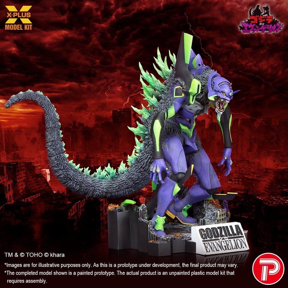 Godzilla vs. Evangelion Plastic Model Kit Evangelion Test Type-01 “G” Awakened Form 20 cm Image 3