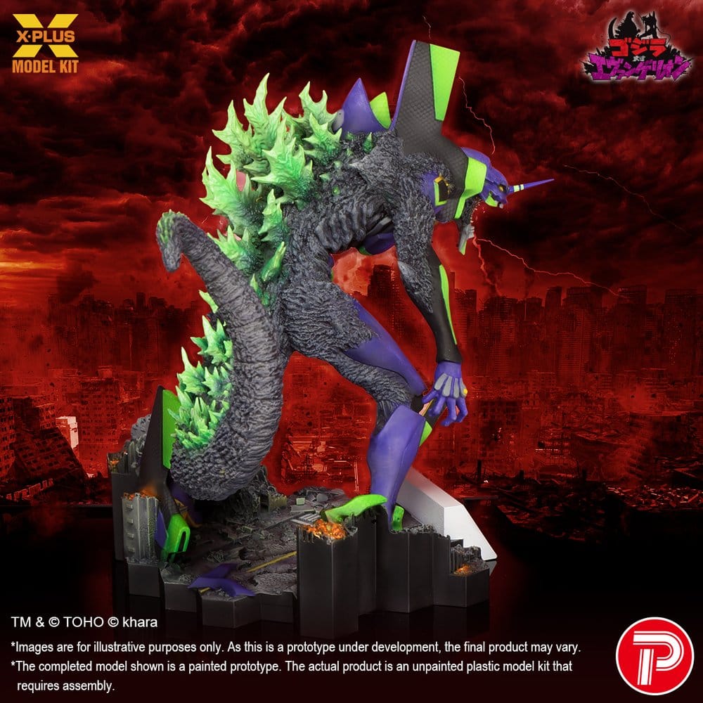 Godzilla vs. Evangelion Plastic Model Kit Evangelion Test Type-01 “G” Awakened Form 20 cm Image 4