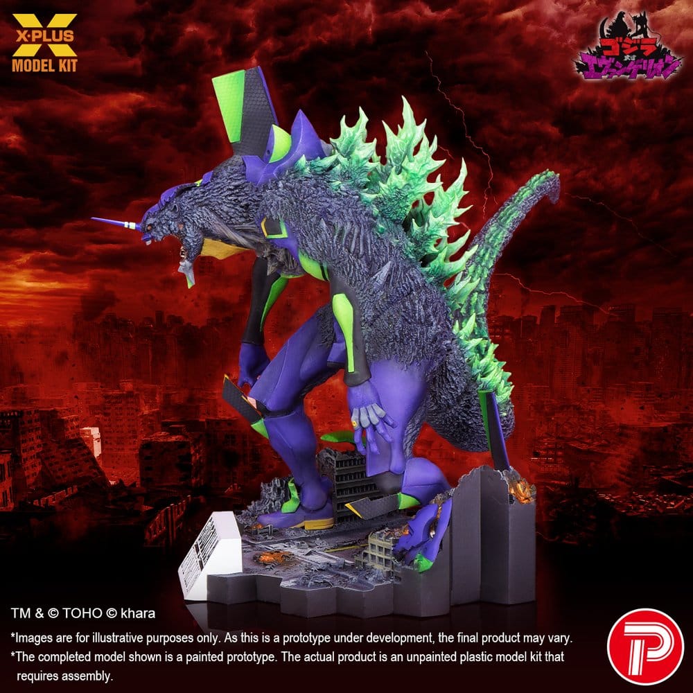 Godzilla vs. Evangelion Plastic Model Kit Evangelion Test Type-01 “G” Awakened Form 20 cm Image 5