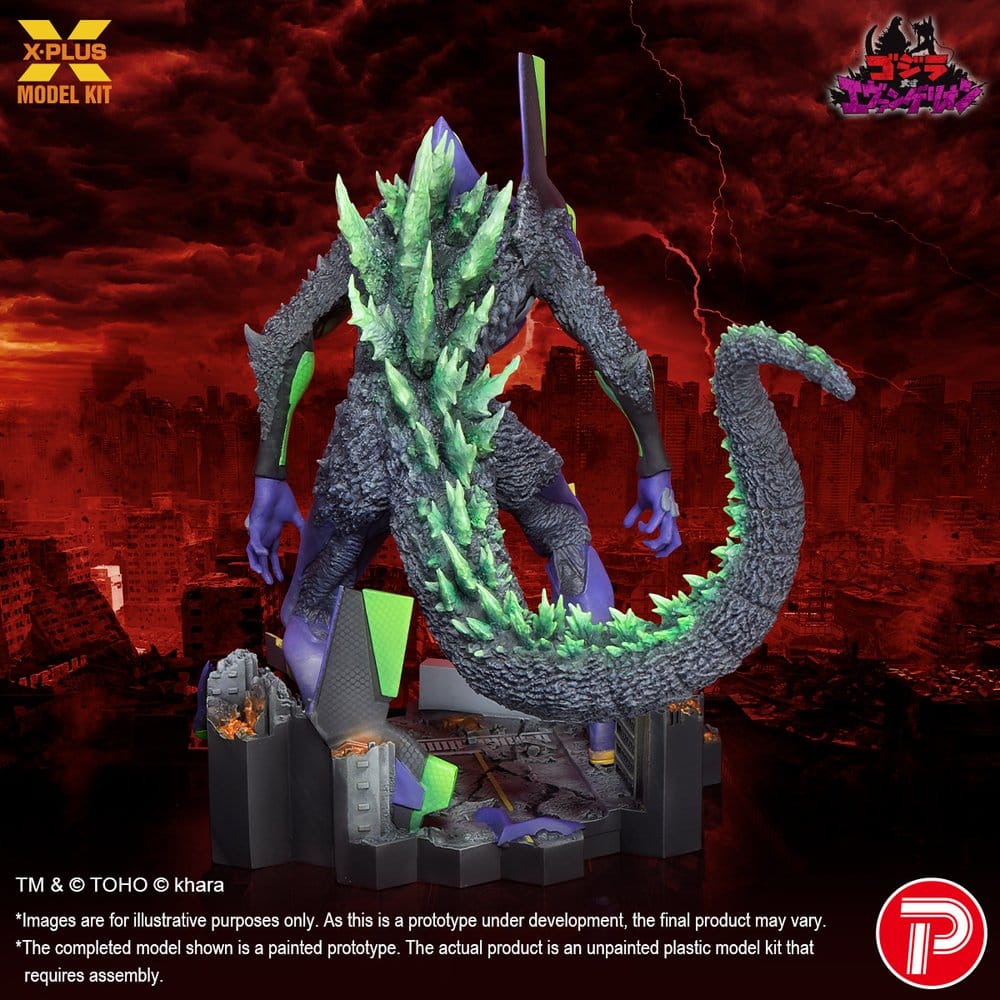 Godzilla vs. Evangelion Plastic Model Kit Evangelion Test Type-01 “G” Awakened Form 20 cm Image 6