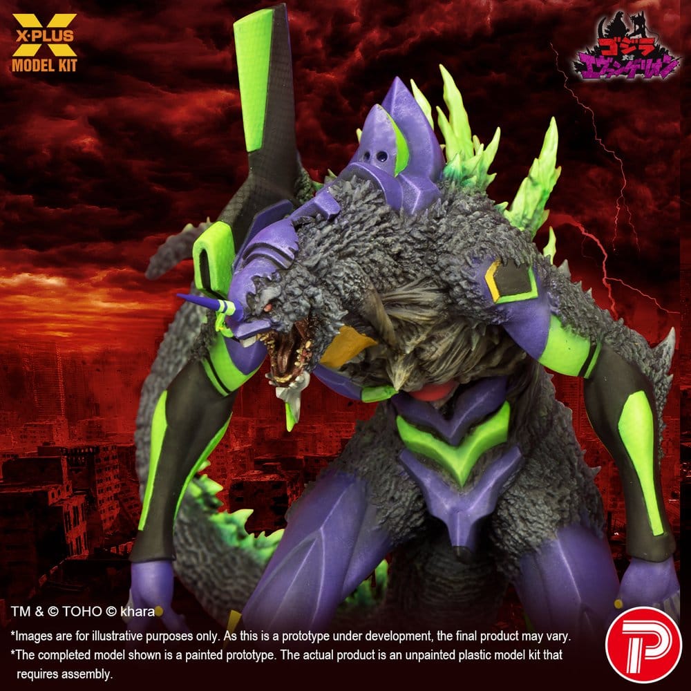 Godzilla vs. Evangelion Plastic Model Kit Evangelion Test Type-01 “G” Awakened Form 20 cm Image 7