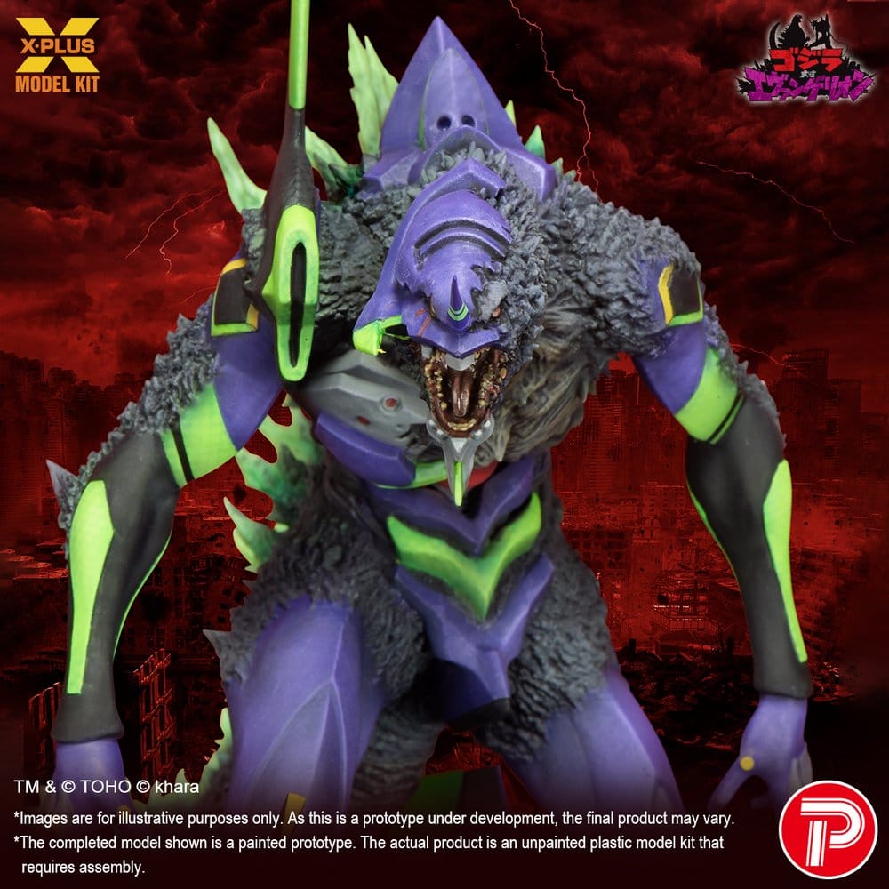 Godzilla vs. Evangelion Plastic Model Kit Evangelion Test Type-01 “G” Awakened Form 20 cm Image 8
