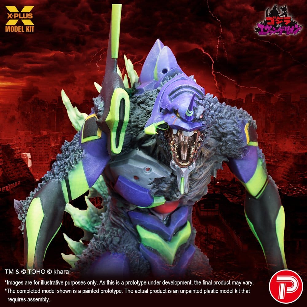 Godzilla vs. Evangelion Plastic Model Kit Evangelion Test Type-01 “G” Awakened Form 20 cm Image 9