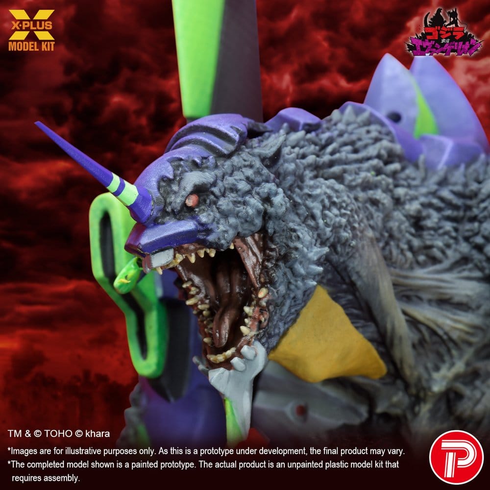 Godzilla vs. Evangelion Plastic Model Kit Evangelion Test Type-01 “G” Awakened Form 20 cm Image 10