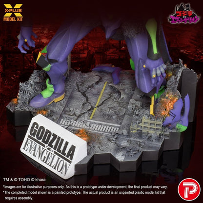 Godzilla vs. Evangelion Plastic Model Kit Evangelion Test Type-01 “G” Awakened Form 20 cm Image 11