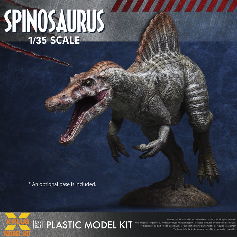 Jurassic Park III Plastic Model Kit 1/35 Spinosaurus 19 cm (Reproduction) Image 5