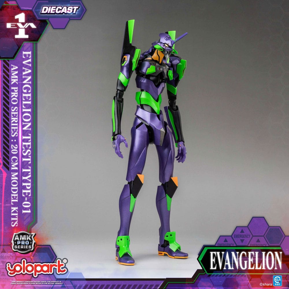 Neon Genesis Evangelion AMK Pro Series Model Kit Eva-01 Test Type 20 cm Image 3