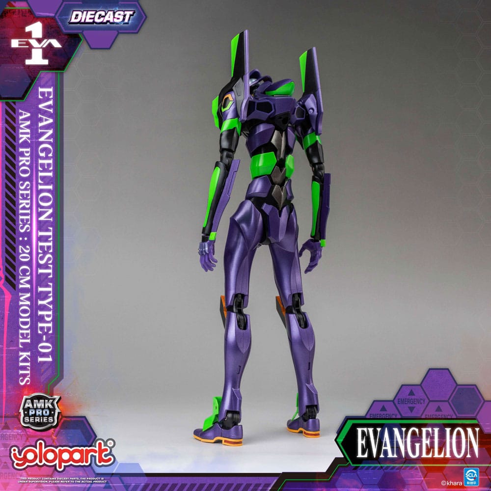 Neon Genesis Evangelion AMK Pro Series Model Kit Eva-01 Test Type 20 cm Image 5