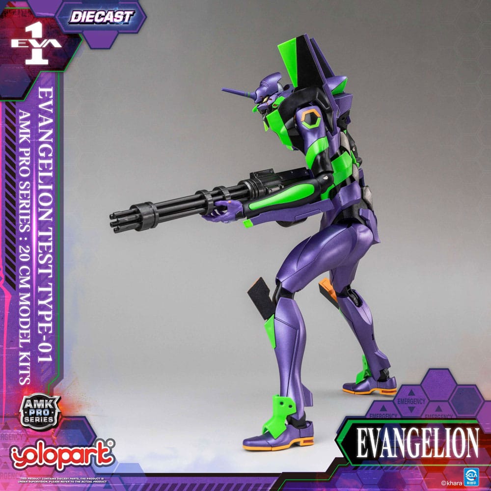 Neon Genesis Evangelion AMK Pro Series Model Kit Eva-01 Test Type 20 cm Image 11