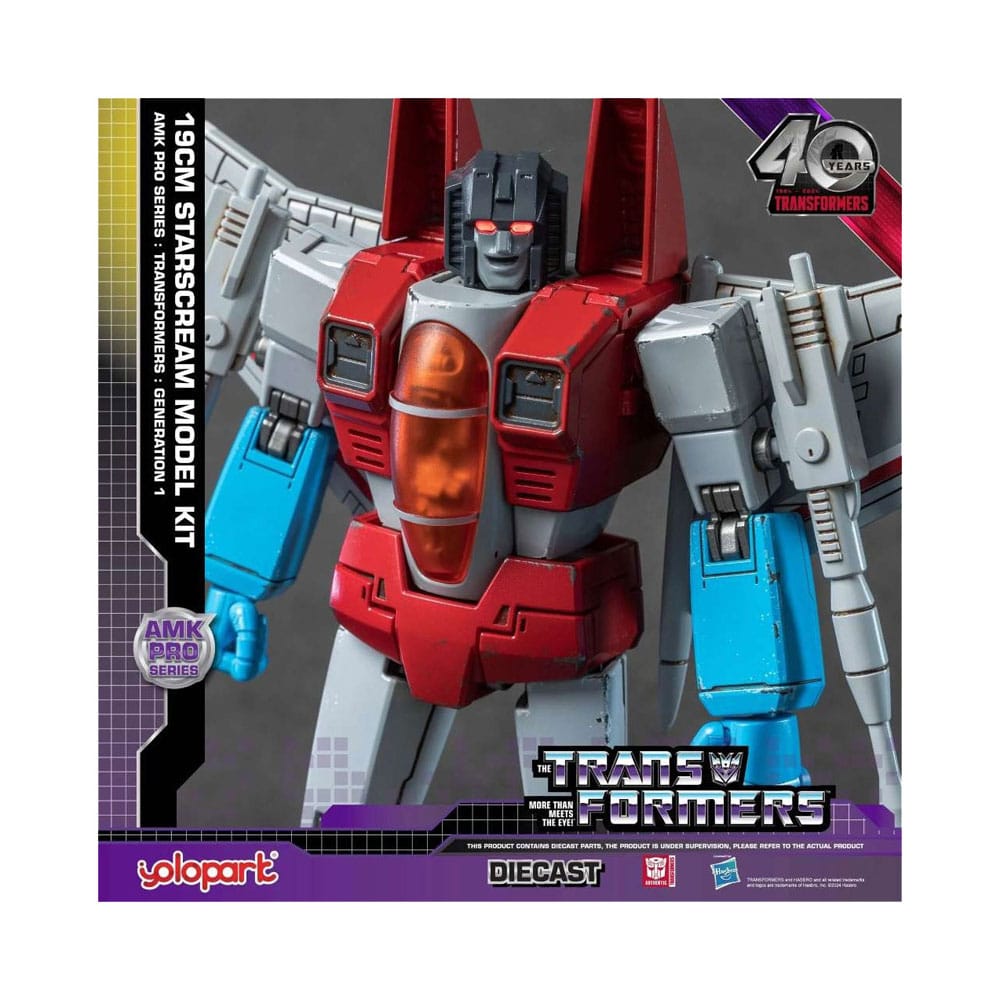 Transformers: Generation One AMK Pro Series Model Kit Starscream 19 cm Image 4