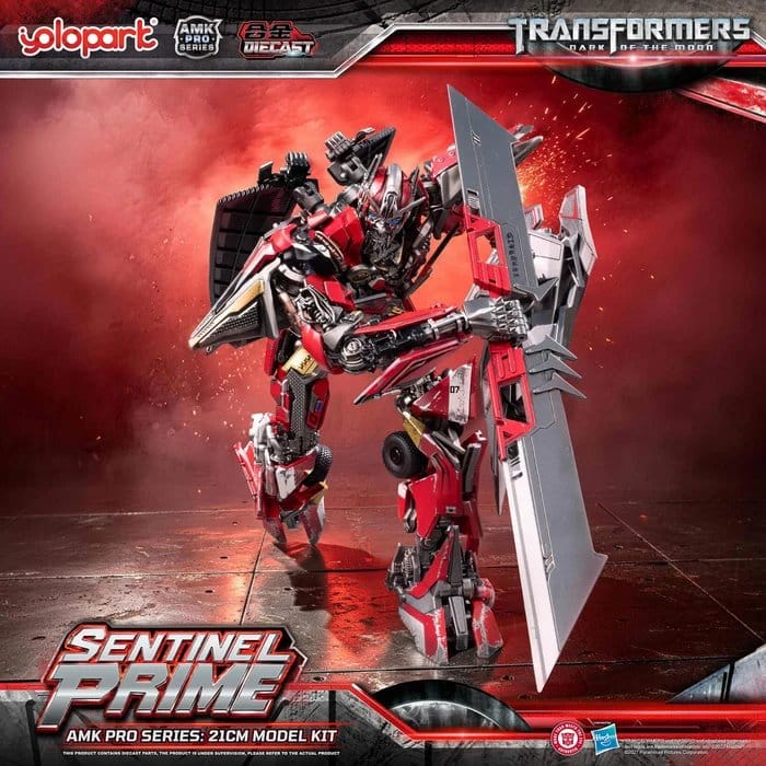 Transformers: Dark of the Moon AMK PRO Series Plastic Model Kit Sentinel Prime 21 cm Image 16