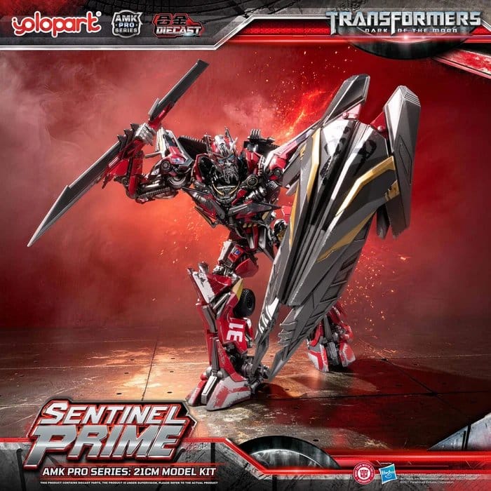 Transformers: Dark of the Moon AMK PRO Series Plastic Model Kit Sentinel Prime 21 cm Image 19