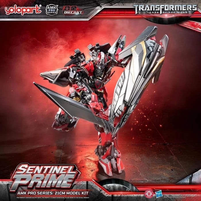 Transformers: Dark of the Moon AMK PRO Series Plastic Model Kit Sentinel Prime 21 cm Image 22