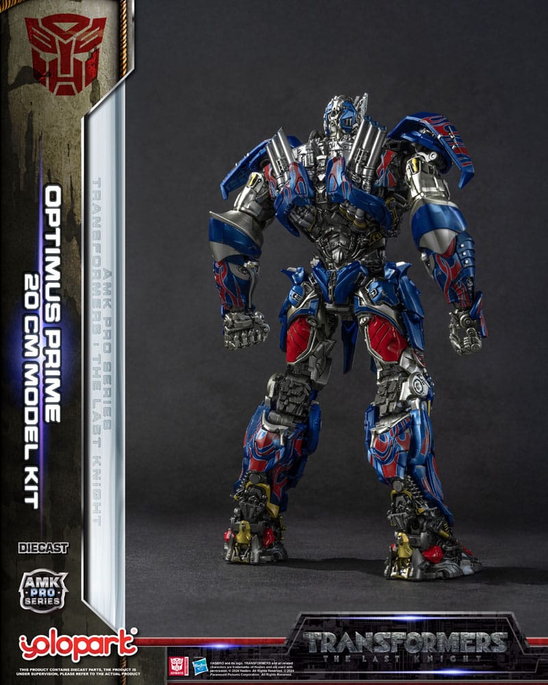 Transformers: The Last Knight AMK Pro Series Plastic Model Kit Optimus Prime (Oversea Version) 20 cm Image 2