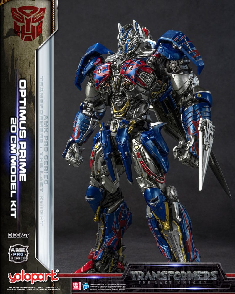 Transformers: The Last Knight AMK Pro Series Plastic Model Kit Optimus Prime (Oversea Version) 20 cm Image 3