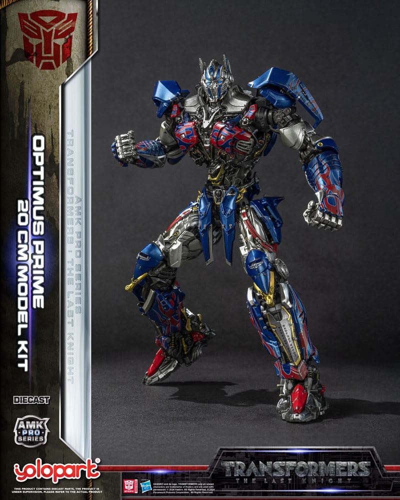 Transformers: The Last Knight AMK Pro Series Plastic Model Kit Optimus Prime (Oversea Version) 20 cm Image 8