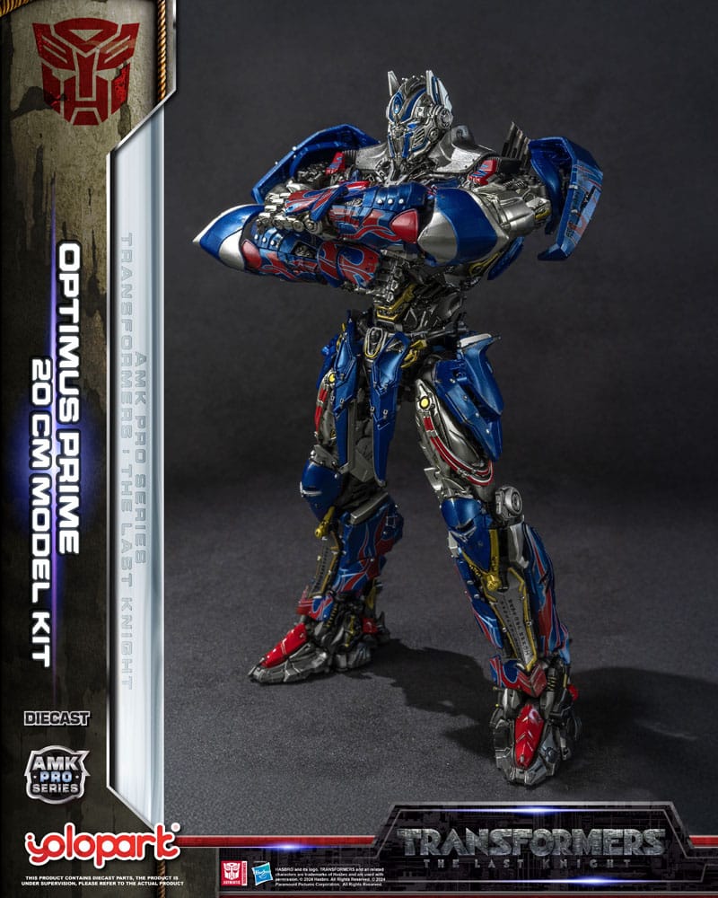 Transformers: The Last Knight AMK Pro Series Plastic Model Kit Optimus Prime (Oversea Version) 20 cm Image 9