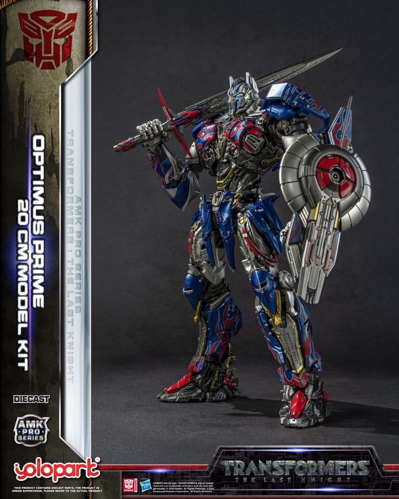 Transformers: The Last Knight AMK Pro Series Plastic Model Kit Optimus Prime (Oversea Version) 20 cm Image 21