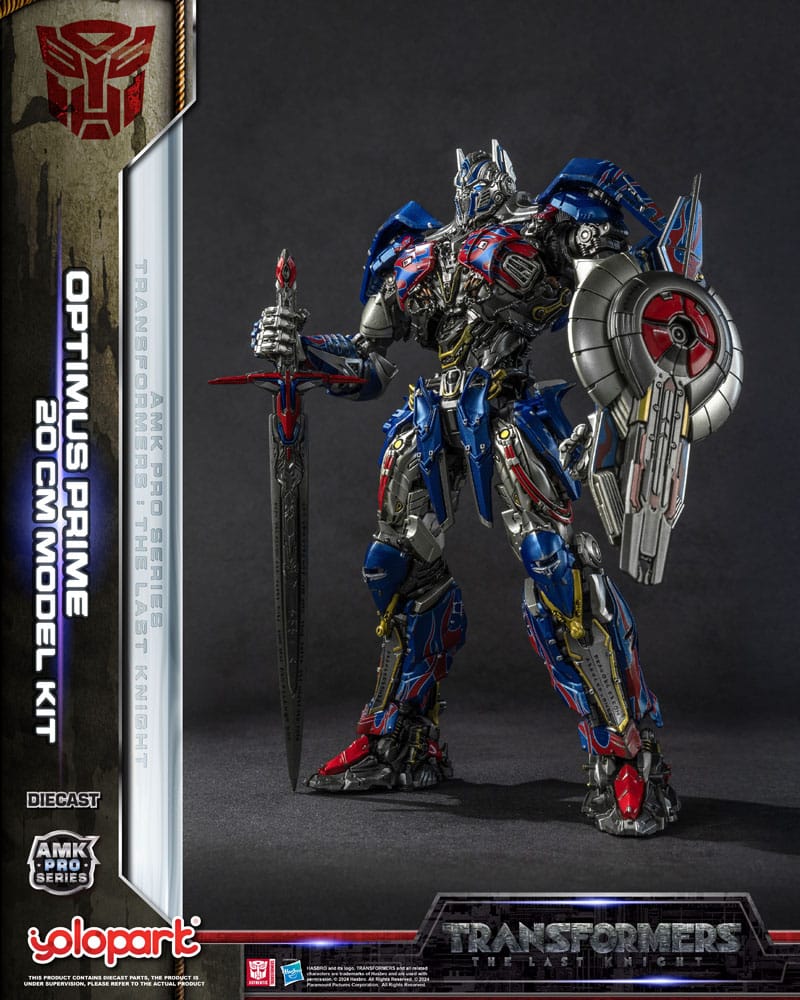 Transformers: The Last Knight AMK Pro Series Plastic Model Kit Optimus Prime (Oversea Version) 20 cm Image 22