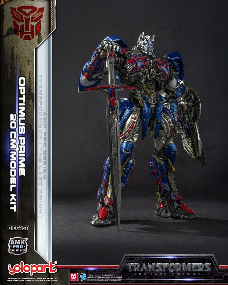 Transformers: The Last Knight AMK Pro Series Plastic Model Kit Optimus Prime (Oversea Version) 20 cm Image 23