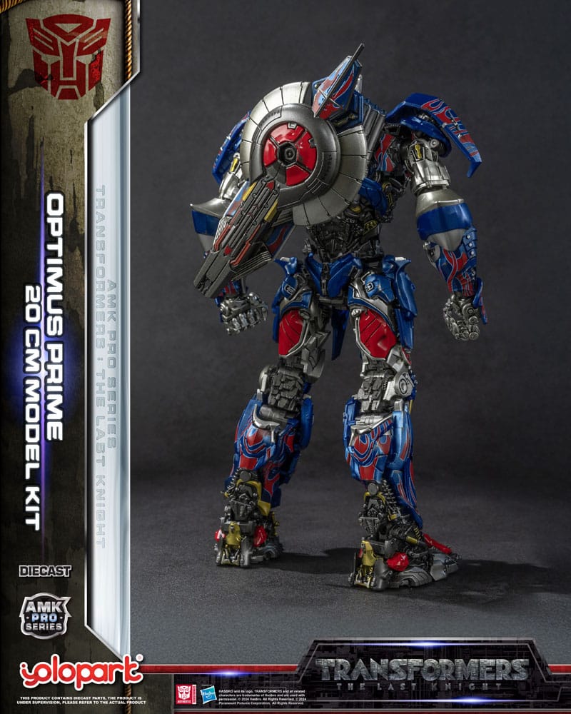 Transformers: The Last Knight AMK Pro Series Plastic Model Kit Optimus Prime (Oversea Version) 20 cm Image 24