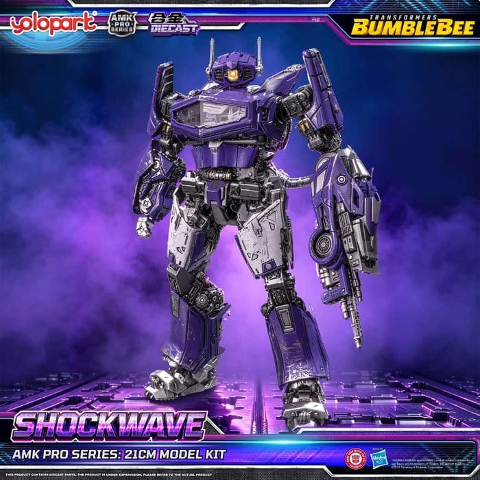 Transformers: Bumblebee the Movie AMK PRO Series Plastic Model Kit Shockwave 21 cm Image 1