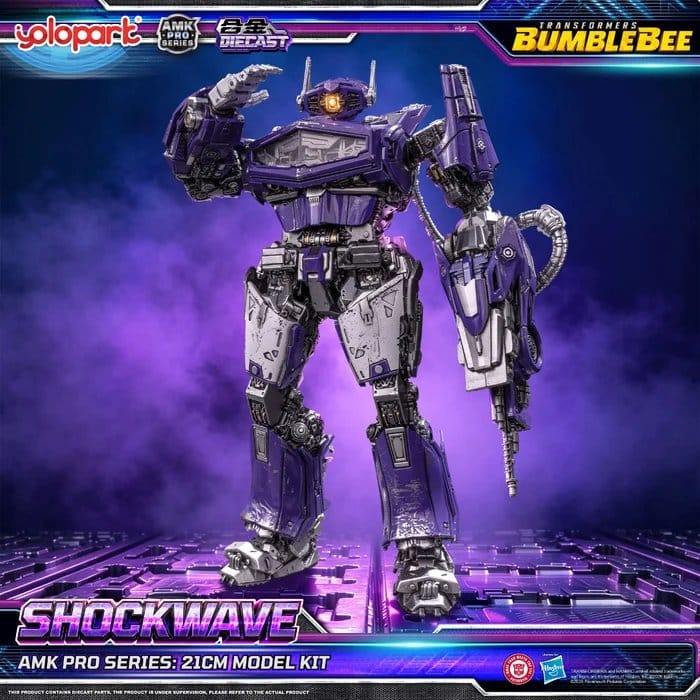 Transformers: Bumblebee the Movie AMK PRO Series Plastic Model Kit Shockwave 21 cm Image 7