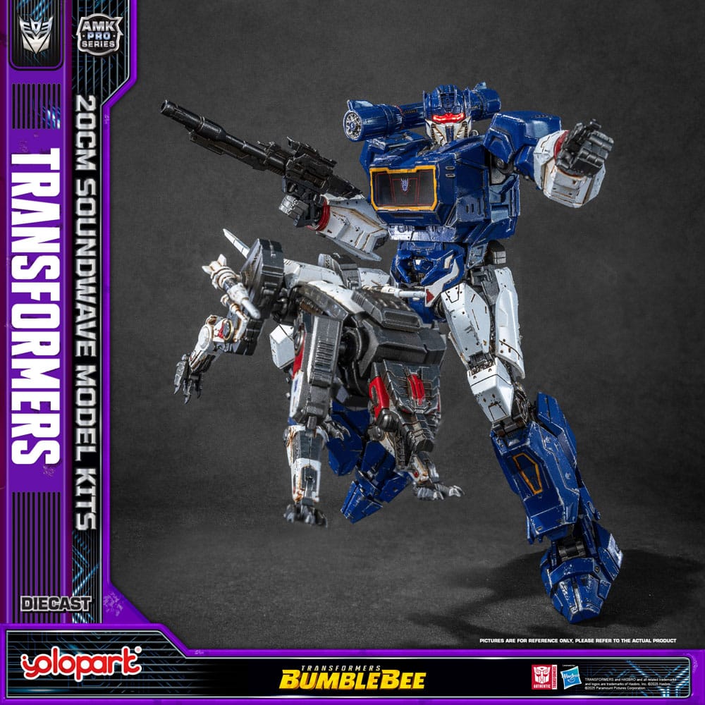 Transformers: Bumblebee AMK Pro Series Plastic Model Kit Soundwave (Oversea Version) 20 cm Image 9