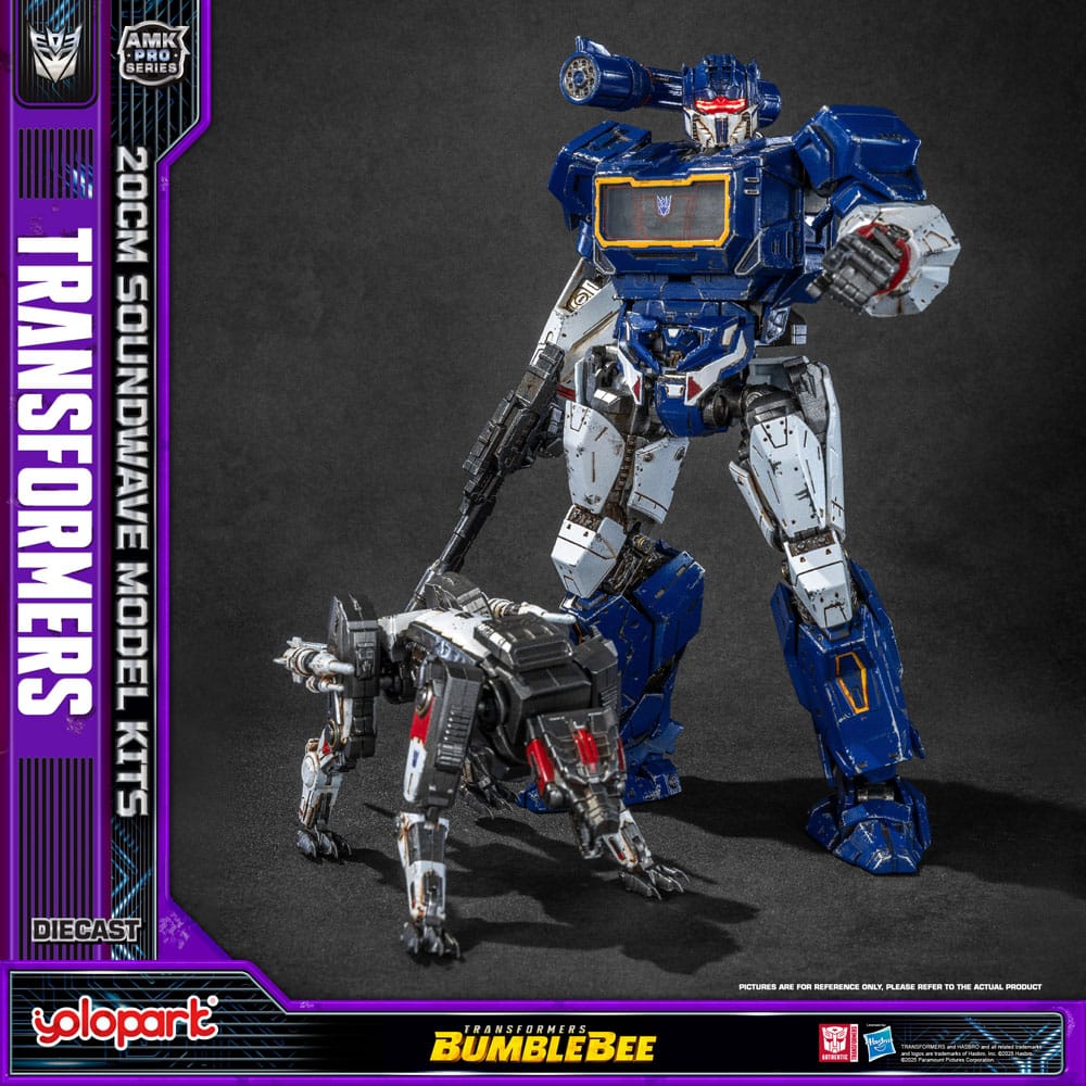 Transformers: Bumblebee AMK Pro Series Plastic Model Kit Soundwave (Oversea Version) 20 cm Image 11