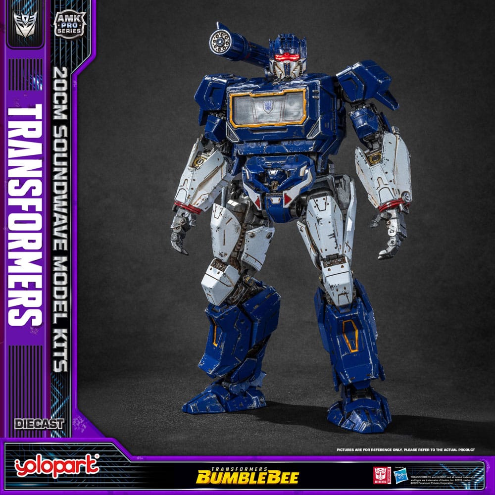 Transformers: Bumblebee AMK Pro Series Plastic Model Kit Soundwave (Oversea Version) 20 cm Image 23