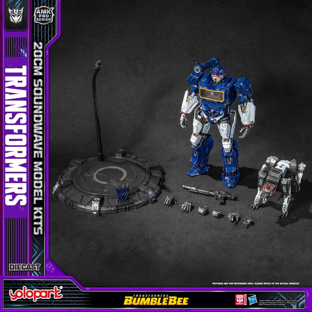 Transformers: Bumblebee AMK Pro Series Plastic Model Kit Soundwave (Oversea Version) 20 cm Image 24