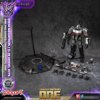 Transformers: Generation One AMK Pro Series Plastic Model Kit D-16/Megatron Final Form 20 cm Image 3