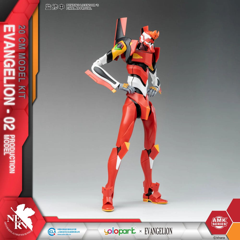 Neon Genesis Evangelion AMK Series Plastic Model Kit Eva-02 20 cm Image 2