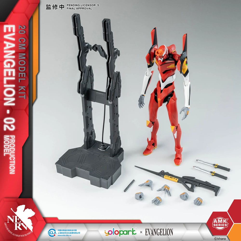 Neon Genesis Evangelion AMK Series Plastic Model Kit Eva-02 20 cm Image 8
