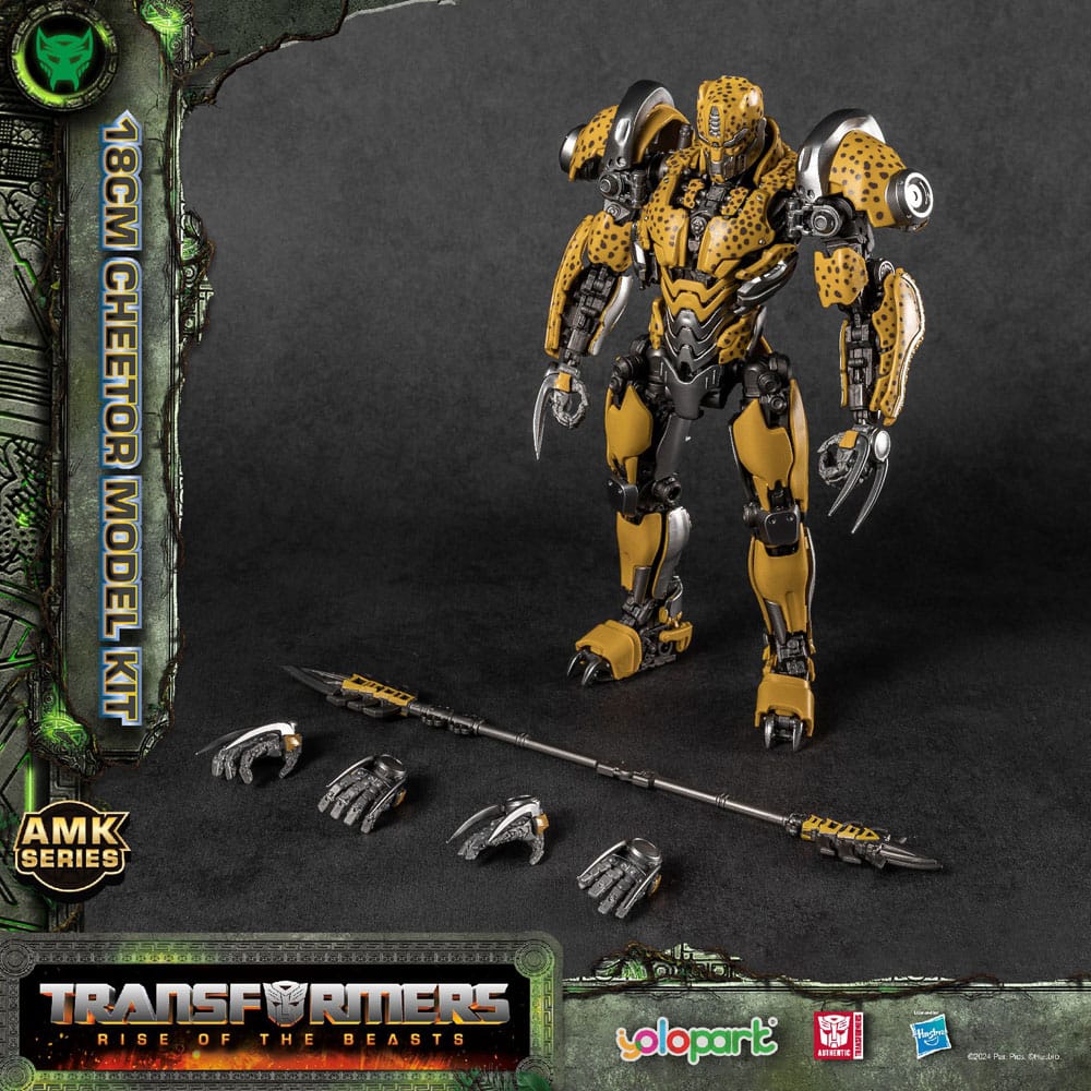Transformers: Rise of the Beasts AMK Series Plastic Model Kit Cheetor 22 cm Image 9
