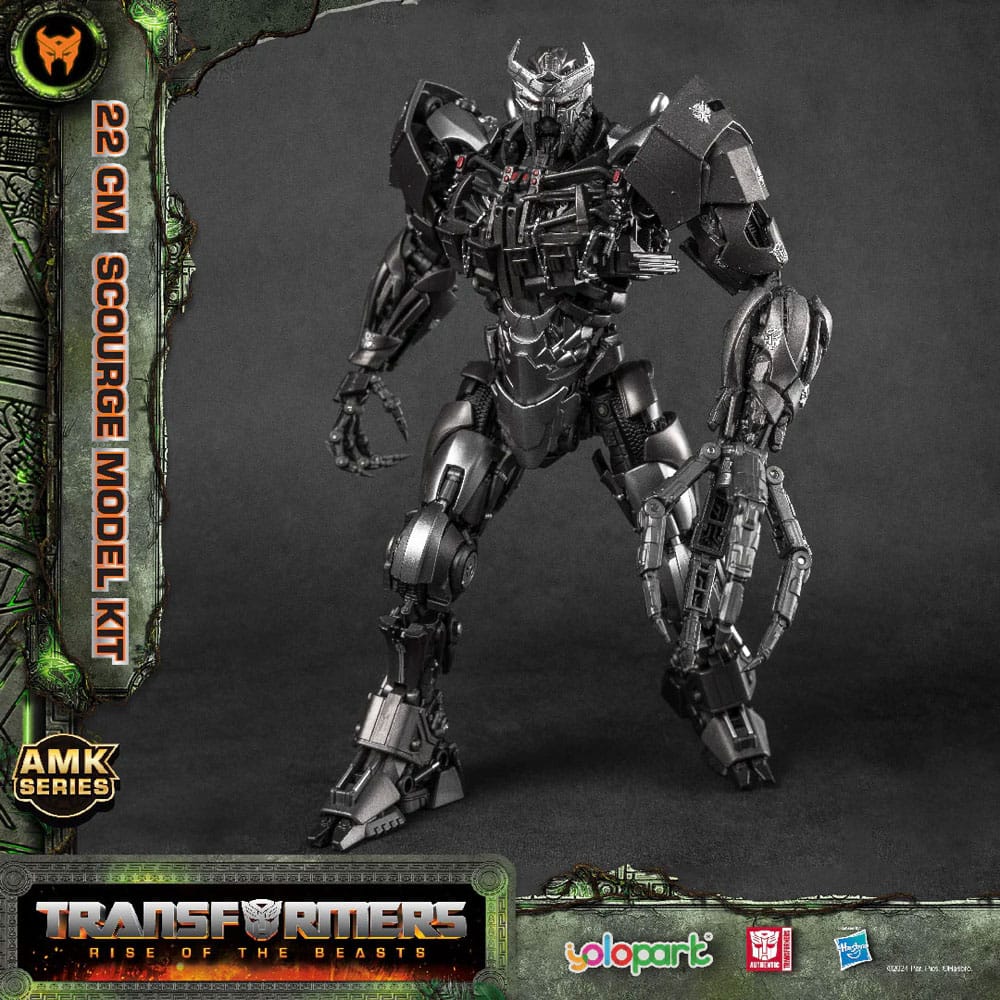 Transformers: Rise of the Beasts AMK Series Plastic Model Kit Scourge 22 cm Image 7