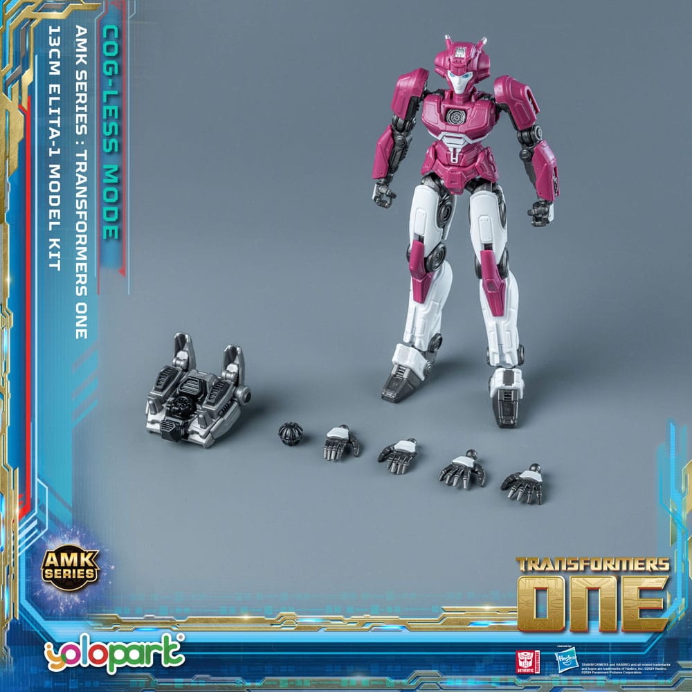 Transformers 8 AMK Mini Series Plastic Model Kit Elita-1 13 cm Image 4