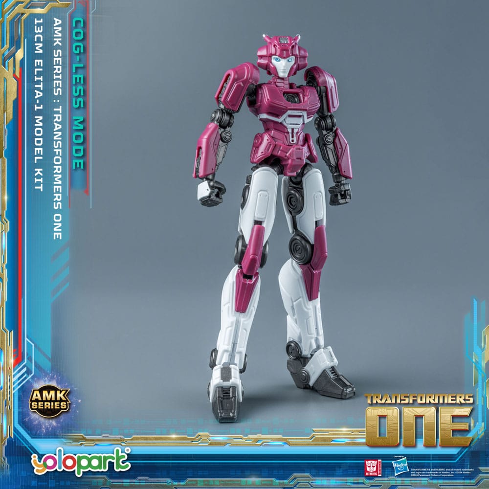 Transformers 8 AMK Mini Series Plastic Model Kit Elita-1 13 cm Image 5