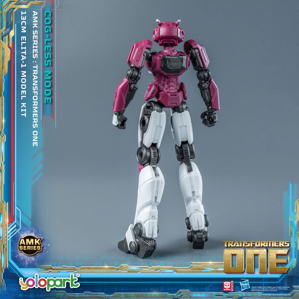 Transformers 8 AMK Mini Series Plastic Model Kit Elita-1 13 cm Image 6