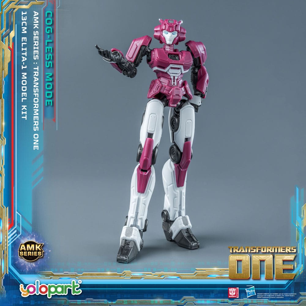 Transformers 8 AMK Mini Series Plastic Model Kit Elita-1 13 cm Image 7