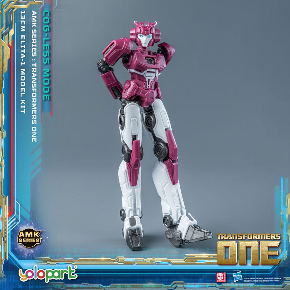 Transformers 8 AMK Mini Series Plastic Model Kit Elita-1 13 cm Image 8