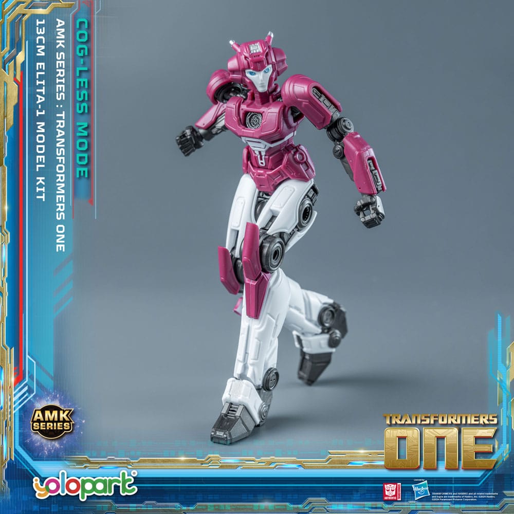 Transformers 8 AMK Mini Series Plastic Model Kit Elita-1 13 cm Image 9