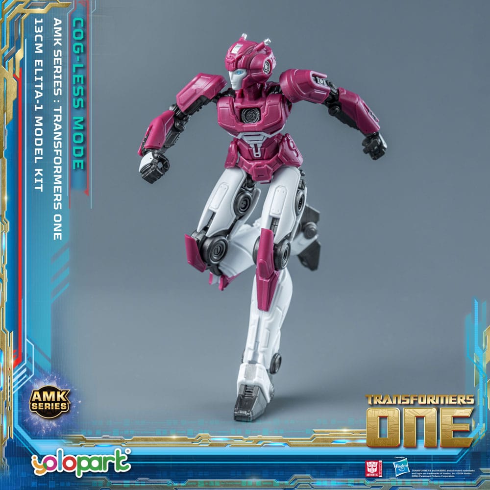 Transformers 8 AMK Mini Series Plastic Model Kit Elita-1 13 cm Image 10