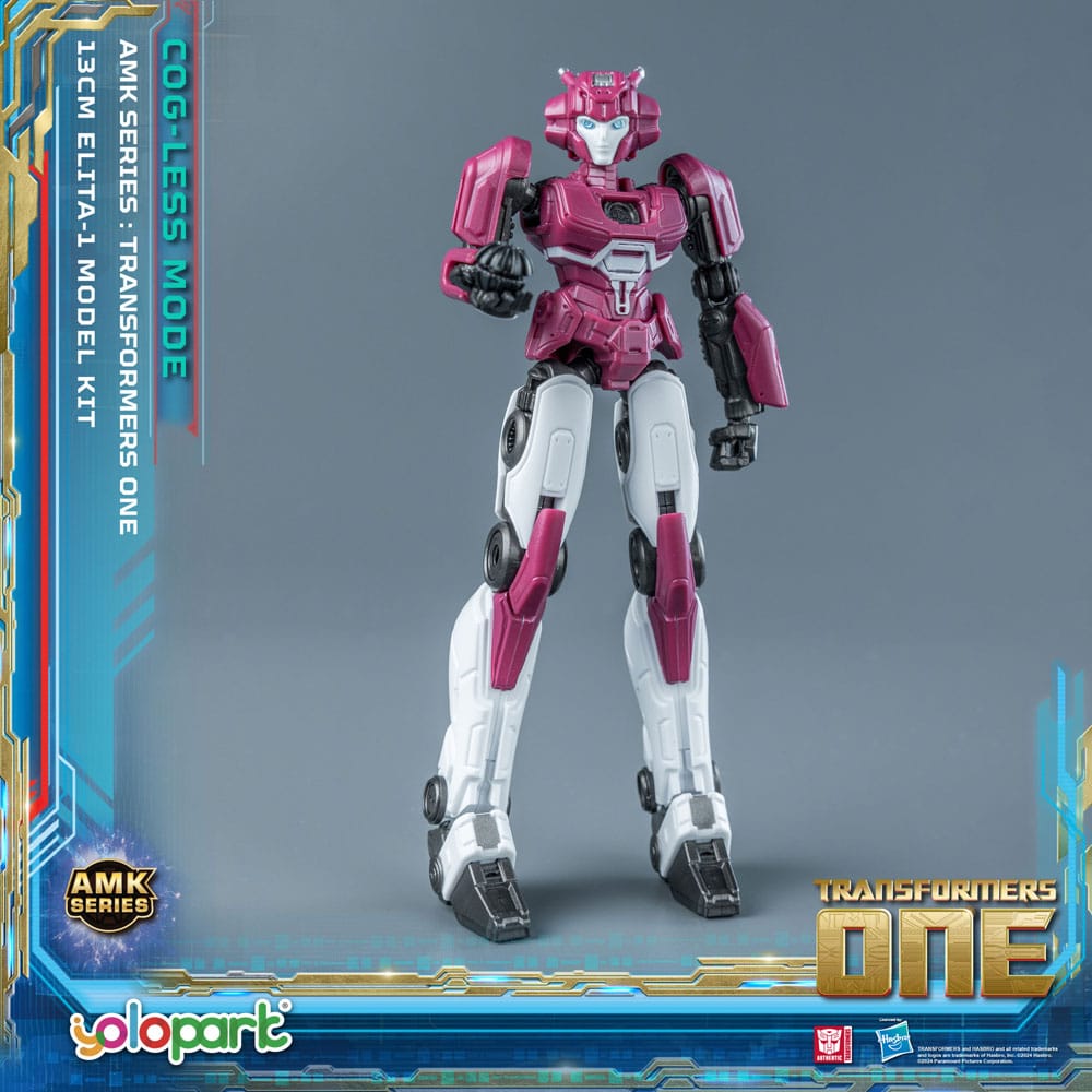 Transformers 8 AMK Mini Series Plastic Model Kit Elita-1 13 cm Image 11