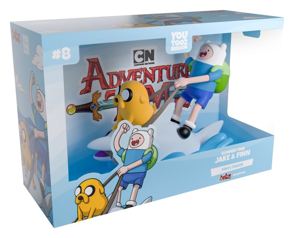 Adventure Time Vinyl Figur Jake & Finn Summertime 13 cm Image