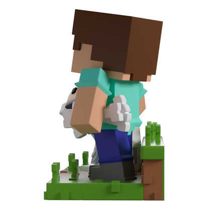 Minecraft Vinyl Figur Taming a Wolf 10 cm Image 4